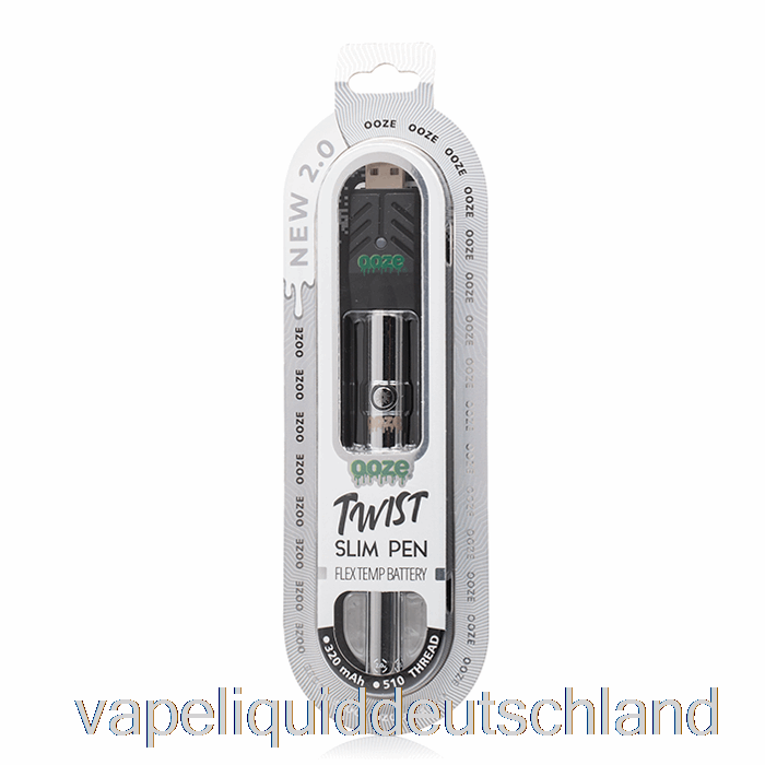 Ooze Slim Twist Pen 2.0 Flex-Temp-Akku Cosmic Chrome Vape Deutschland